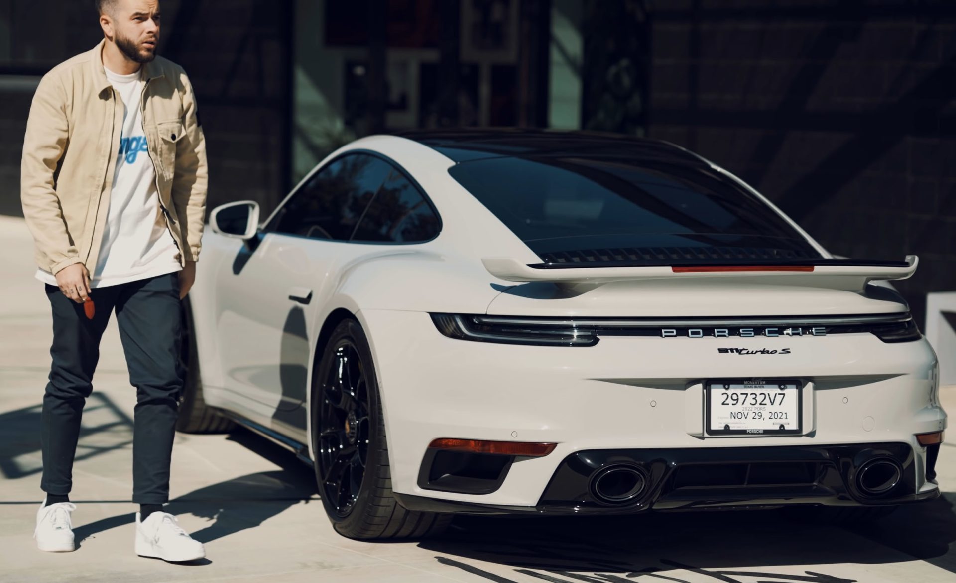 Nadeshot Unveils his Porsche 911 Turbo S 2022